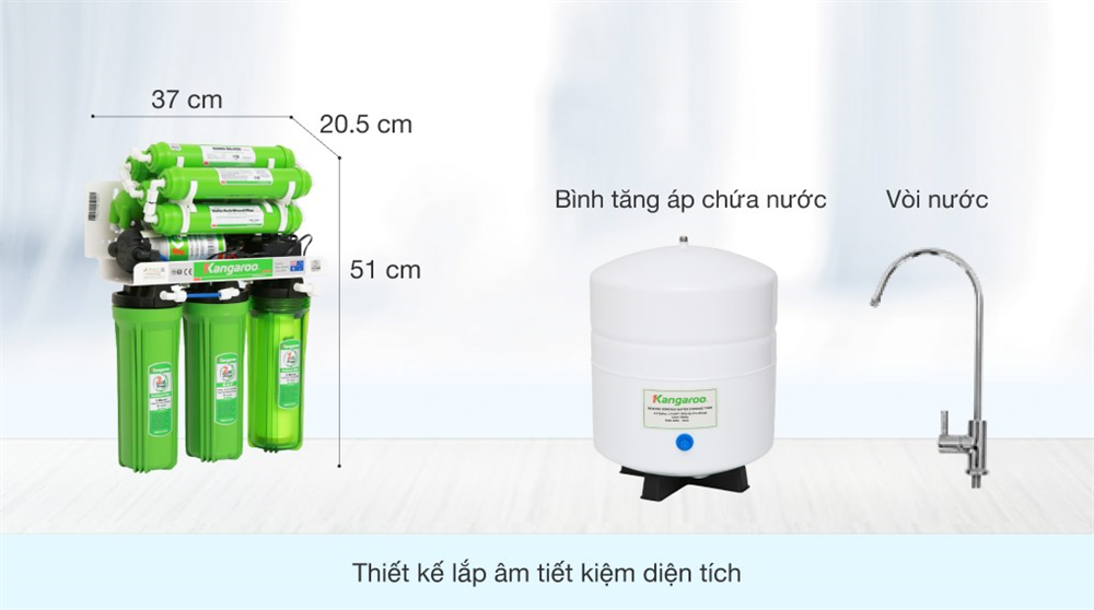 máy lọc nước Kangaro ro KG110A KV Omega