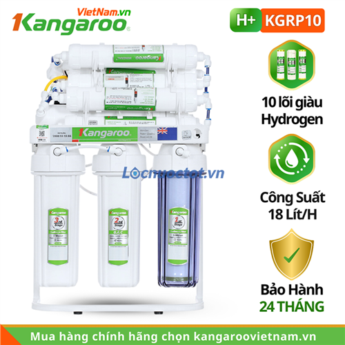 Máy lọc kangaroo Hydrogen KGRP10, 10 lõi chân quỳ