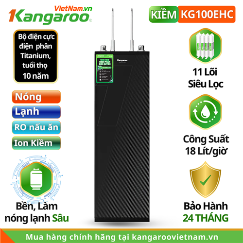 Máy lọc nóng lạnh Hydrogen Ion Kiềm KG100EHC, Block