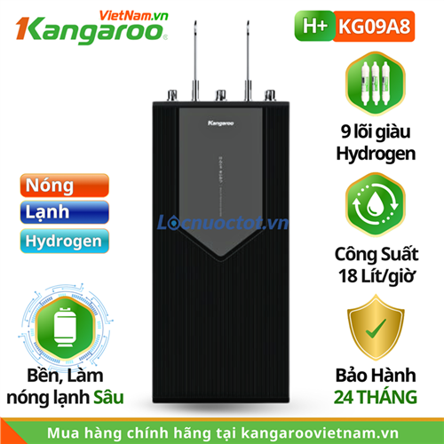 Máy lọc nước Kangaroo Hydrogen KG09A8 Infinity nóng lạnh