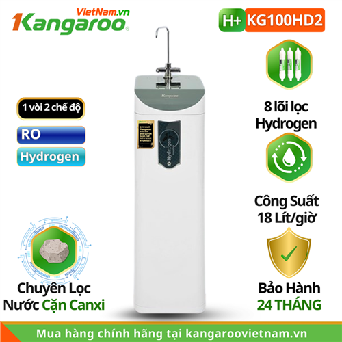 Máy lọc nước Kangaroo Ro Hydrogen KG100HD2, chuyên nước cứng