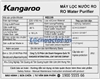 Máy lọc nước Kangaroo KG116I slim nhỏ gọn